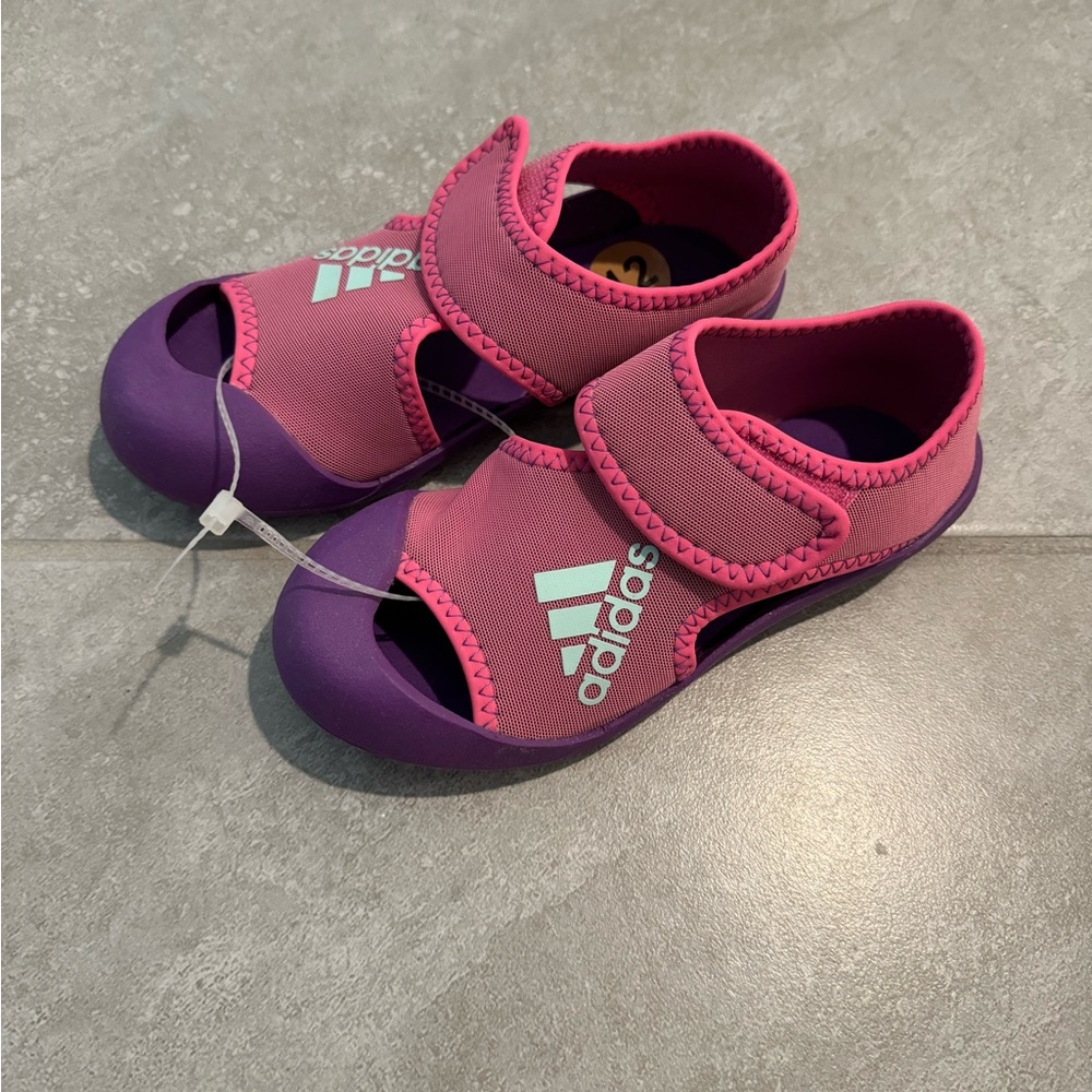 Adidas Kids Pink and Purple Water Shoes